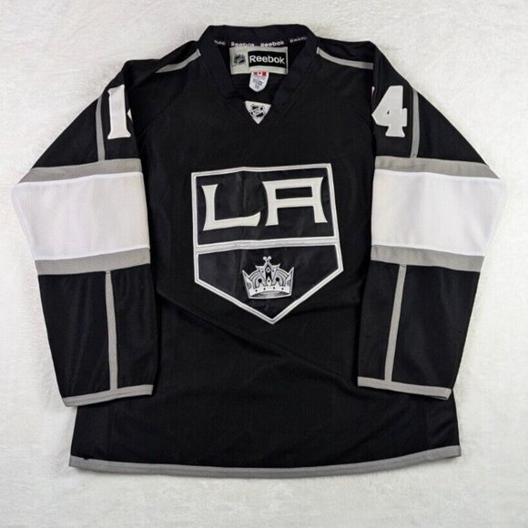 Los Angeles Kings Justin Williams Reebok Premier Jersey Size 50 Home Black - Picture 1 of 13